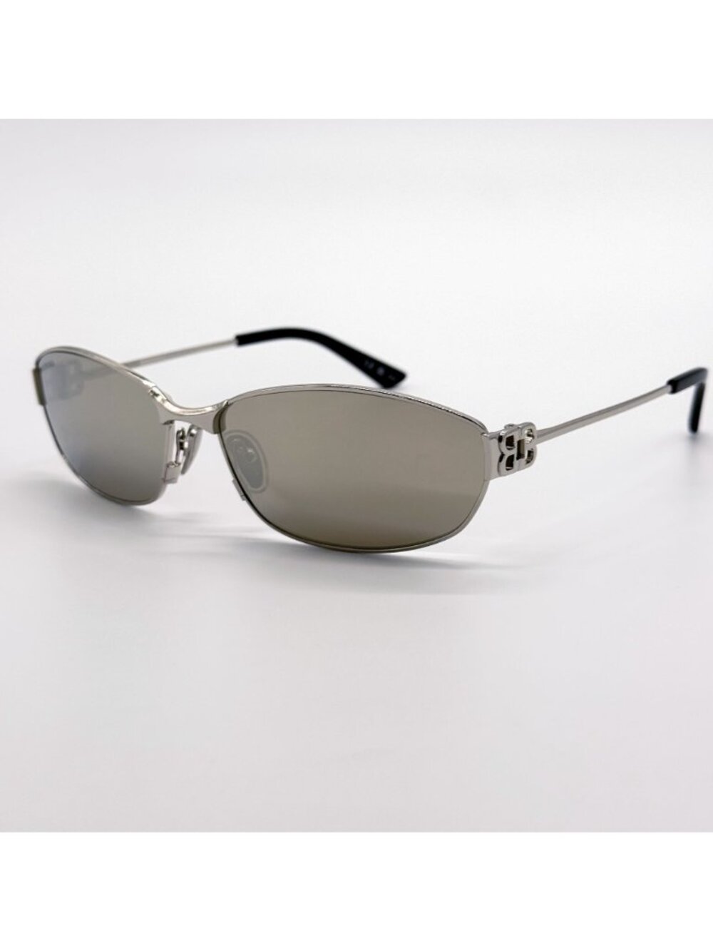 NEW BALENCIAGA BB0336S 006 SUNGLASSES SILVER WOMEN EYEWEAR BALENCIAGA - Picture 3 of 11